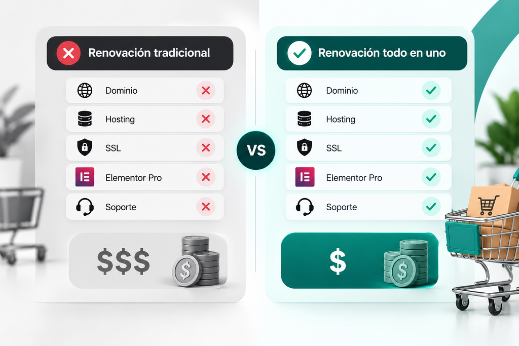7 factores clave para saber Cuánto Cuesta una tienda virtual en Colombia 3 Cuánto Cuesta Una Tienda Virtual Con Renovación Anual Hosting Dominio Ssl Y Elementor Pro